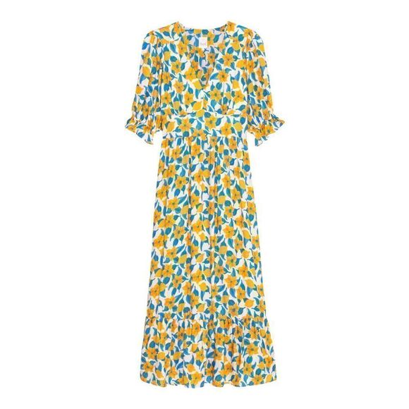 Soi Paris Bohemian Capri Print Dress in Capri Size 34 2 - Picture 9 of 11